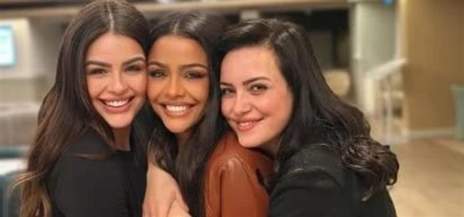 أسماء أبو اليزيد بصحبة هنادي مهنا وريهام عبدالغفور في أحدث ظهور