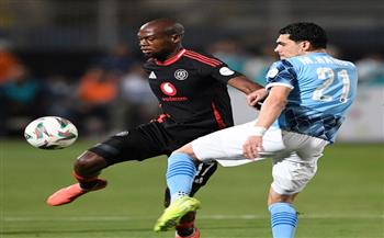 أورلاندو بايرتس يسجل الهدف الأول في مرمى بيراميدز بدوري الأبطال