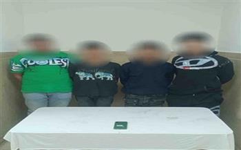 سقوط لص سرق هاتف محمول من مواطن وهرب مع رفاقه بالجيزة.. فيديو
