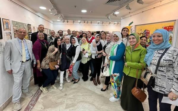 افتتاح معرض «ارسم مدينتك» في قصر ثقافة الأنفوشي