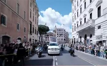 نقل جثمان البابا فرنسيس إلى كنيسة القديسة مريم الكبرى في روما