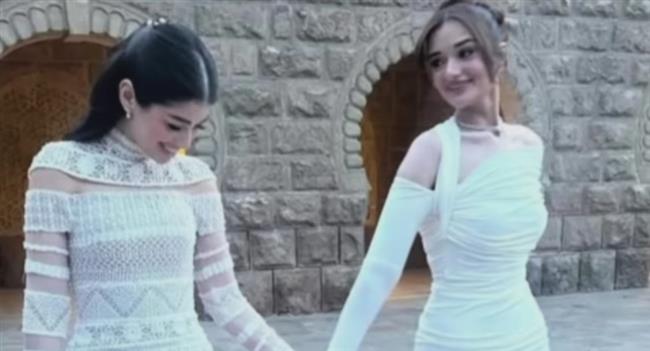 ملك زاهر توجه رسالة مؤثرة لشقيقتها بعد حفل زفافها