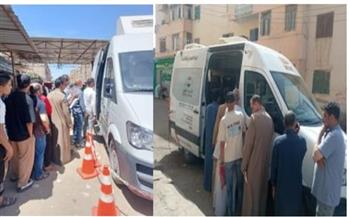 قوافل الأحوال المدنية تستخرج 4 آلاف بطاقة رقم قومى للمواطنين في المحافظات 