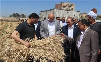 محافظ القليوبية: محصول القمح هذا العام مبشر بالخير ما يعكس الجهود المبذولة في زيادة الإنتاجية