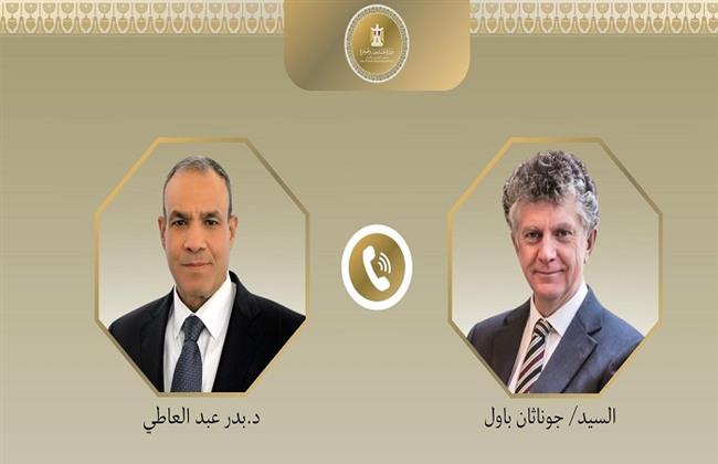 اتصال هاتفى لوزير الخارجية والهجرة مع مستشار الأمن القومي البريطاني