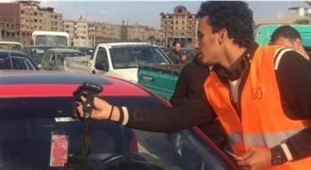 تحرير 859 مخالفة عدم تركيب الملصق الإلكتروني خلال 24 ساعة