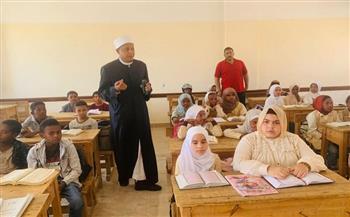 رئيس منطقة البحر الأحمر الأزهرية يواصل جولته التفقدية بمعاهد إدارة الشلاتين بالجنوب