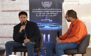 أحمد مالك من مهرجان الإسكندرية للفيلم القصير: التمثيل شغفي الأكبر وهي مهنة عظيمة
