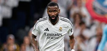ريال مدريد يعلن إصابة روديجر بتمزق في الغضروف الخارجي للركبة اليسرى