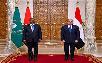 الرئيس السيسي ونظيره الأنجولي يعقدان جلسة مباحثات مغلقة لبحث سبل تعزيز التعاون الثنائي