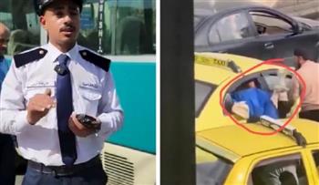فيديو هزّ سوريا.. سيدة تطارد زوجها وسط الشارع وتقفز من نافذة سيارة (فيديو)