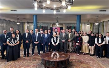 وفد شبابي من منظمات المجتمع المدني بمنطقة البحر المتوسط الجنوبية يزور الجامعة العربية