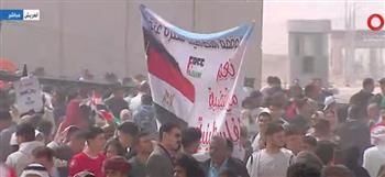 بث مباشر.. المصريون يحتشدون في العريش رفضًا للتهجير ودعمًا للقضية الفلسطينية 