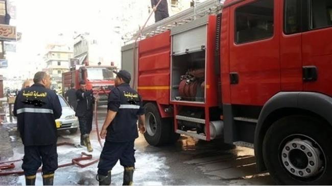 الحماية المدنية تتمكن من السيطرة على حريق بجوار مستشفى المطرية التعليمي 