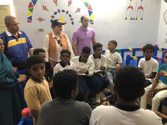 سحر السنباطي تشهد فعاليات أنشطة المبادرة الوطنية لتمكين الفتيات "دوّي"