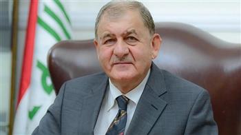 الرئيس العراقي يُعرب عن أمله في نجاح مفاوضات الولايات المتحدة وإيران