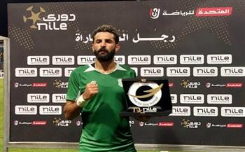 كريم الديب يفوز بجائزة رجل مباراة الاتحاد السكندري والمحلة