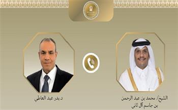 اتصال هاتفي بين وزير الخارجية ونظيره القطري لبحث مستجدات الأوضاع في قطاع غزة