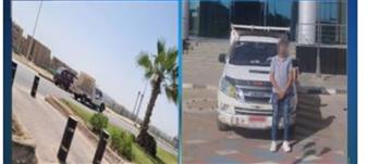    القبض على قائد سيارة ربع نقل لسيره عكس الاتجاه بالجيزة
