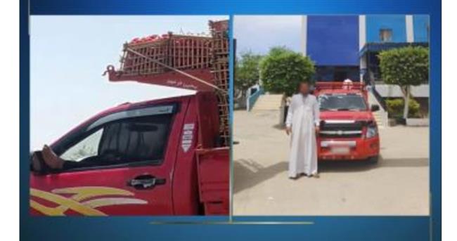   ضبط قائد سيارة ربع نقل للسير برعونة على أحد الطرق السريعة بالشرقية