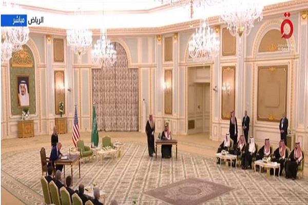 بث مباشر.. توقيع اتفاقيات بين السعودية والولايات المتحدة بحضور بن سلمان وترامب 