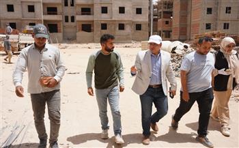 رئيس "سوهاج الجديدة" يتابع أعمال إنشاء وحدات "سكن لكل المصريين"