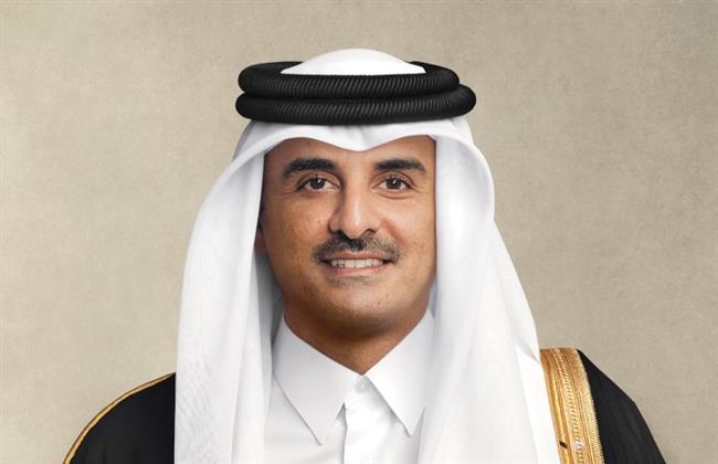 أمير قطر يعقد جلسة مباحثات مع الرئيس الأمريكي في الدوحة