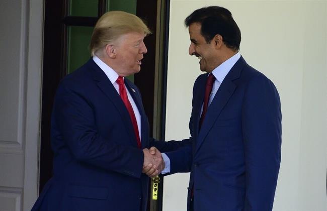 أمير قطر والرئيس الأمريكي يشهدان التوقيع على مذكرات تفاهم بين البلدين