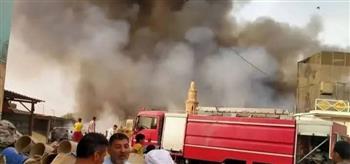 بالأسماء.. مصرع 3 أشخاص وإصابة 3 آخرين في حريق مخزن خردة بالدقهلية