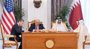 أمير قطر وترامب يشهدان التوقيع على اتفاقية لطائرات بيونج و"بيان نوايا" للتعاون الدفاعي