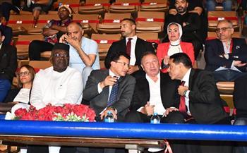 وزير الرياضة يشهد افتتاح كأس الكؤوس الإفريقية لكرة اليد بصالة الأهلي 