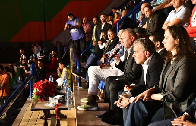 محمود الخطيب يعلن افتتاح بطولة أفريقيا لكرة اليد