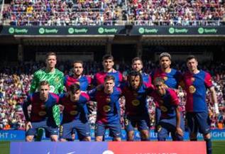 قائمة برشلونة ضد إسبانيول بالدوري الإسباني 
