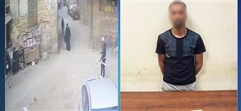 ضبط شخص يروع المواطنين بسلاح أبيض في باب الشعرية