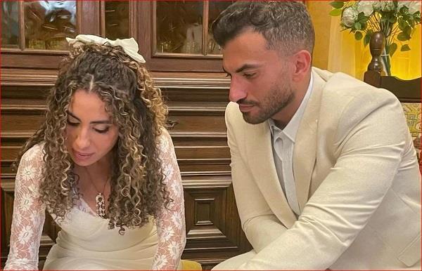 "اللهم بارك لهما".. فيدرا تهنئ منة القيعي ويوسف حشيش على عقد قرانهما