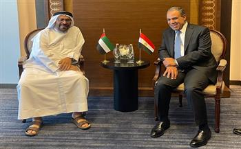 وزير الخارجية يبحث مع وزير الدولة الإماراتي العلاقات الأخوية والمستجدات بغزة واليمن وليبيا وسوريا
