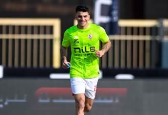 زيزو يواصل التدريب في نادي الزمالك