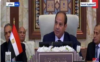 الرئيس السيسي: يجب الحفاظ على الدولة السورية ووحدتها