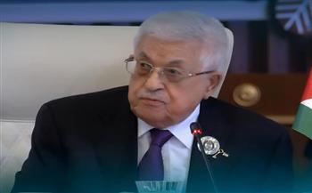 الرئيس الفلسطيني يدعو لتبني خطة عربية لوقف الحرب وتحقيق السلام