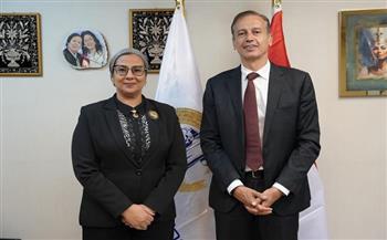 المستشارة أمل عمار تستقبل المدير الإقليمي لهيئة الأمم المتحدة للمرأة في الدول العربية