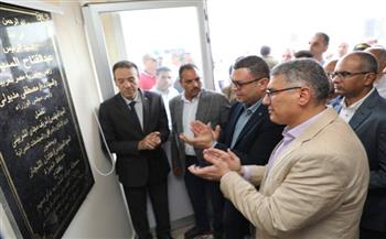 وزير الإسكان ومحافظ الجيزة يفتتحان المرحلة الأولى من محطة مياه الشرب بأوسيم