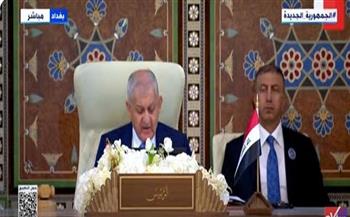 الرئيس العراقي: نرفض أي تهجير للشعب الفلسطيني خارج أراضيه تحت أي ظروف 