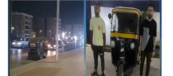 القبض على سائق توك توك يسير عكس الاتجاه في القاهرة