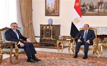 الرئيس السيسي يؤكد ضرورة العمل على الوقف الفوري لإطلاق النار في قطاع غزة