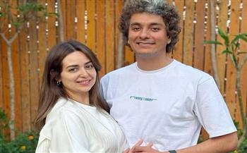 هبة مجدي تحتفل بعيد ميلاد زوجها