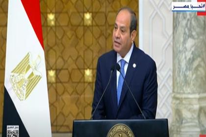 الرئيس السيسي: نؤكد ضرورة انسحاب إسرائيل من الأراضى السورية المحتلة