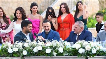 بحضور مصطفى حسني.. أمل رزق تحتفل بعقد قران ابنتها هيا اسماعيل كتكت