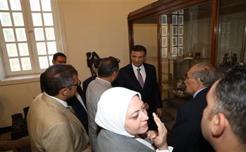 وزير الزراعة ورئيسا لجنتي الزراعة بمجلسي النواب والشيوخ يتفقدون المتحف الزراعي بالدقي
