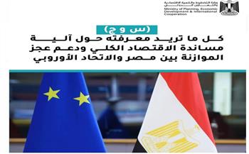 كل ما تريد معرفته حول آلية مساندة الاقتصاد الكلي ودعم عجز الموازنة بين مصر والاتحاد الأوروبي