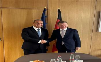 وزير الخارجية والهجرة يلتقى مع وزير خارجية ألمانيا على هامش الاجتماع الوزاري الإفريقي الأوروبي